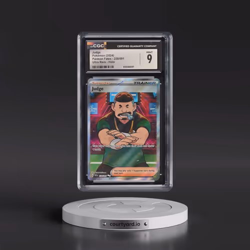 2024 Pokémon Paf EN-Paldean Fates #228 Judge - Ultra Rare (CGC 9 MINT)
