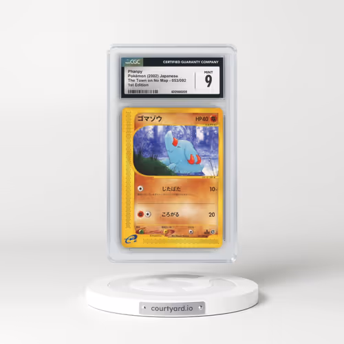 2002 The Town on No Map #053/092 Phanpy - 1st Edition (CGC 9 MINT)