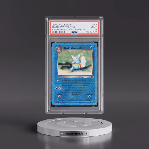 2002 Pokémon Legendary Collection #39 Dark Wartortle - Reverse Foil (PSA 9 MINT)