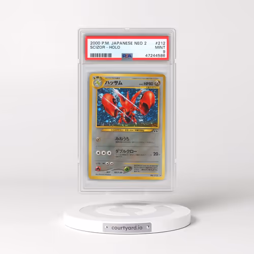 2000 Pokémon Neo 2 #212 Scizor - Holo (PSA 9 MINT)