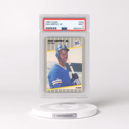 1989 Fleer #548 Ken Griffey Jr (PSA 9 MINT)