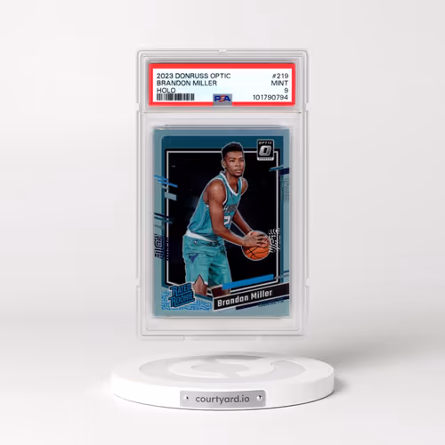 2023 Panini Donruss Optic #219 Brandon Miller - Holo (PSA 9 MINT)