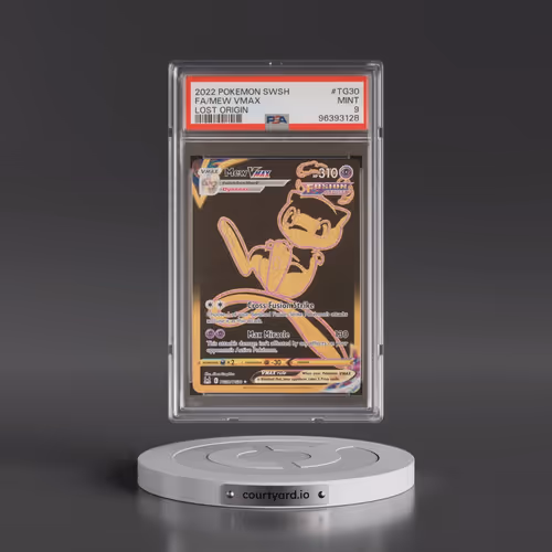 2022 Pokémon Sword & Shield Lost Origin #TG30 Mew Vmax - Full Art (PSA 9 MINT)