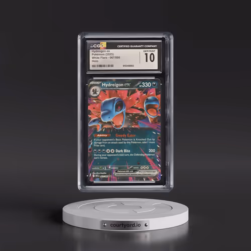 2025 White Flare - WHT EN #067/086 Hydreigon ex - Holo (CGC 10 GEM MINT)