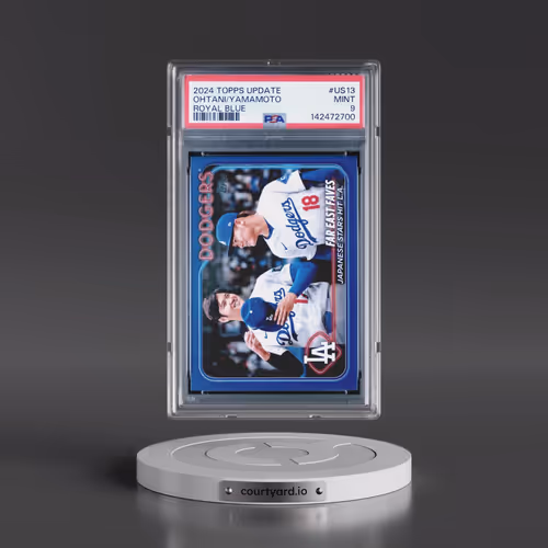 2024 Topps Update #US13 Shohei Ohtani/Yoshinobu Yamamoto - Royal Blue (PSA 9 MINT)