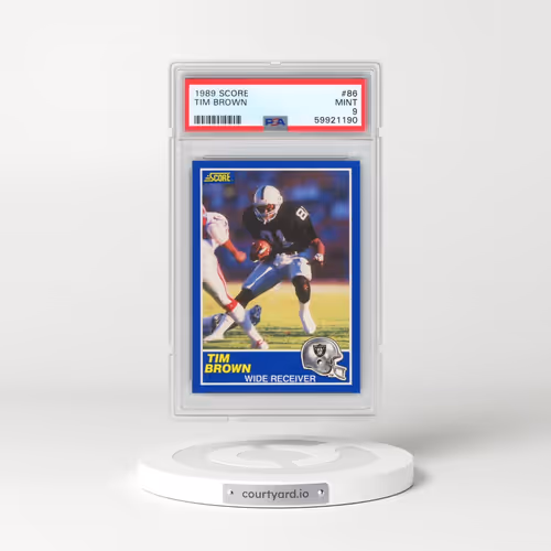 1989 Score #86 Tim Brown (PSA 9 MINT)