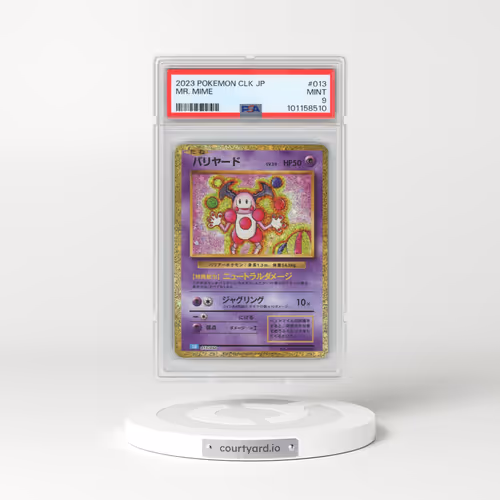 2023 Pokémon Clk-Trading Card Game Classic Blastoise & Suicune EX Deck #013 Mr. Mime (PSA 9 MINT)