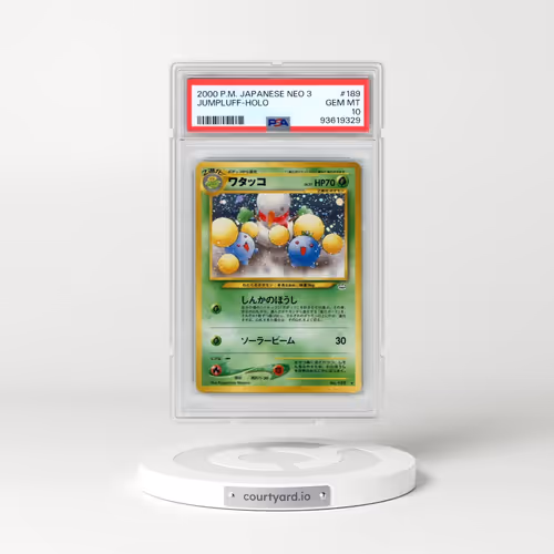 2000 Pokémon Neo 3 #189 Jumpluff - Holo (PSA 10 GEM MINT)
