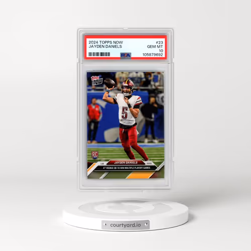 2024 Topps Now #23 Jayden Daniels (PSA 10 GEM MINT)