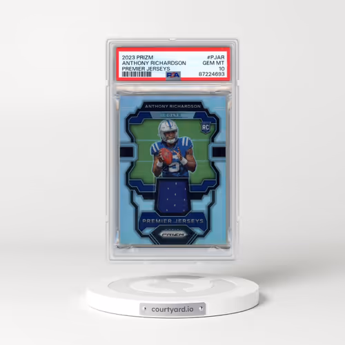 2023 Panini Prizm Premier Jerseys #PJAR Anthony Richardson (PSA 10 GEM MINT)