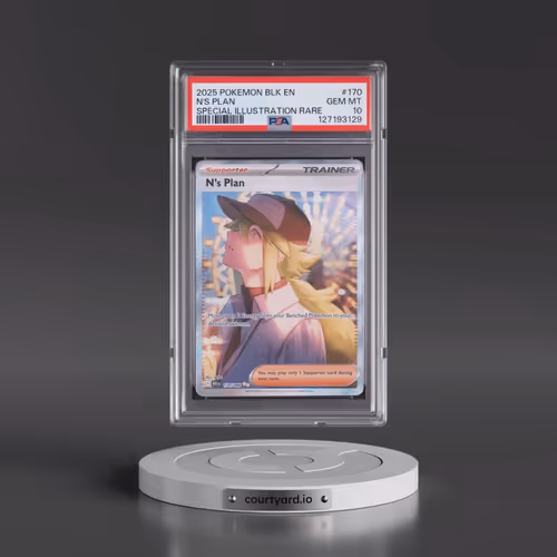 2025 Pokémon Blk EN-Black Bolt #170 N's Plan - Special Illustration Rare (PSA 10 GEM MINT)