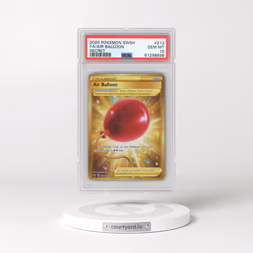 2020 Pokémon Sword & Shield #213 Air Balloon - Full Art Secret (PSA 10 GEM MINT)