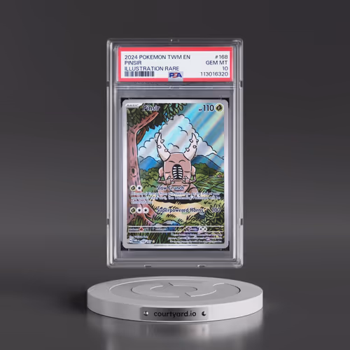 2024 Pokémon Twm EN-Twilight Masquerade #168 Pinsir - Illustration Rare (PSA 10 GEM MINT)