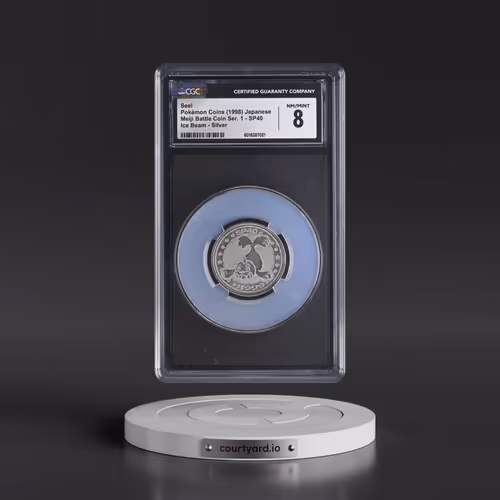 1998 Meiji Battle Coin Series 1 #SP40 Seel - Ice Beam (HP55) Silver (CGC 8 NM-MT)