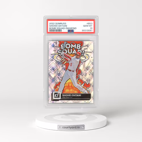 2022 Panini Donruss Bomb Squad #BS3 Shohei Ohtani - Diamond (PSA 10 GEM MINT)