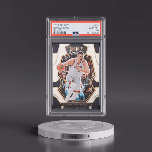 2022 Panini Select #101 Nikola Jokic - Silver (PSA 10 GEM MINT)