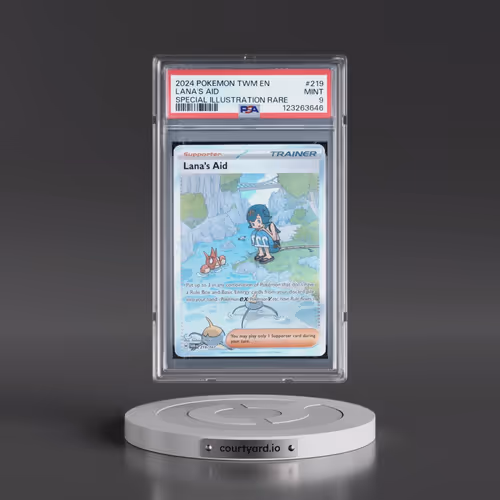2024 Pokémon Twm EN-Twilight Masquerade #219 Lana's Aid - Special Illustration Rare (PSA 9 MINT)