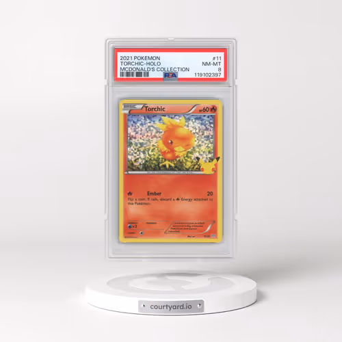 2021 Pokémon Mcdonald's Collection #11 Torchic - Holo (PSA 8 NM-MT)