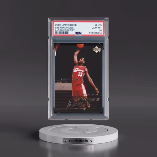 2003 Upper Deck Lebron's Diary #LJ15 LeBron James (PSA 10 GEM MINT)