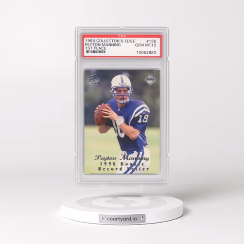 1998 Collector's Edge 1st Place #135 Peyton Manning (PSA 10 GEM MINT)