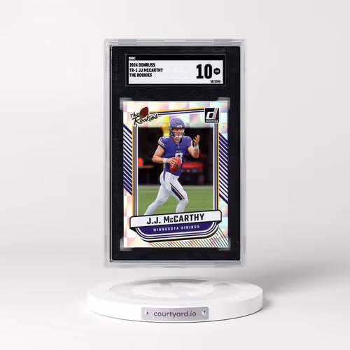 2024 Panini Donruss the Rookies #TR1 JJ McCarthy (SGC 10 GEM MINT)