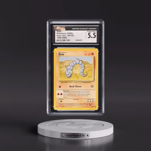 1999 Base Set #56/102 Onix - 1999-2000 (CGC 5.5 EX+)