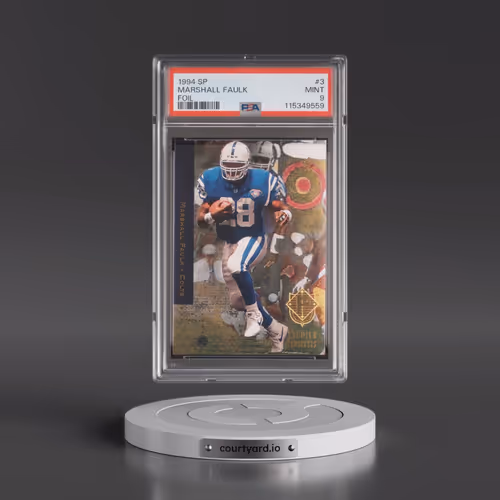1994 SP #3 Marshall Faulk - Foil (PSA 9 MINT)