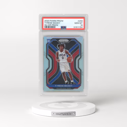 2020 Panini Prizm #256 Tyrese Maxey - Silver Prizm (PSA 10 GEM MINT)