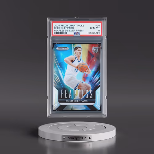 2024 Panini Prizm Draft Picks Fearless #20 Reed Sheppard - Silver Prizm (PSA 10 GEM MINT)