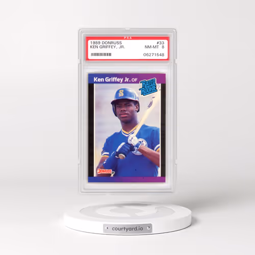 1989 Donruss #33 Ken Griffey Jr (PSA 8 NM-MT)