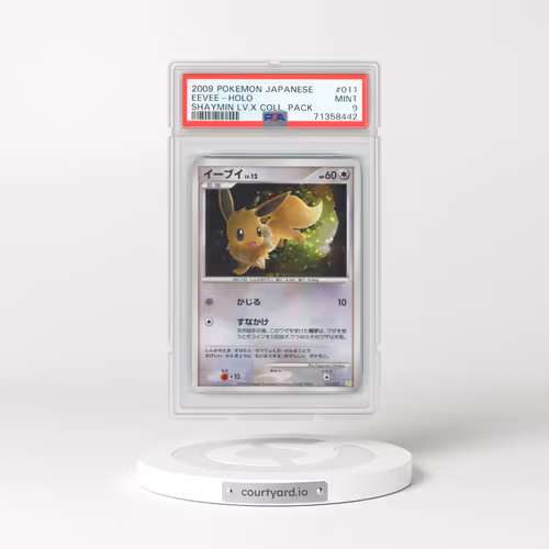 2009 Pokémon Shaymin LV.X Collection Pack #011 Eevee - Holo (PSA 9 MINT)