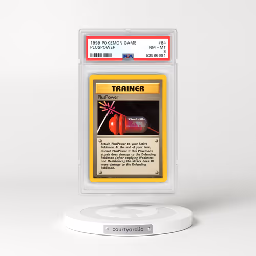 1999 Pokémon Game #84 Pluspower (PSA 8 NM-MT)