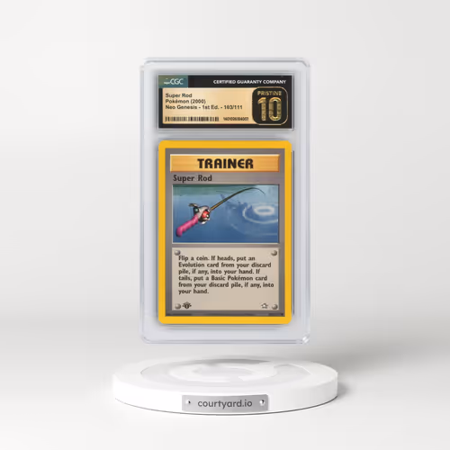 2000 Neo Genesis #103/111 Super Rod - 1st Edition (CGC 10 PRISTINE)