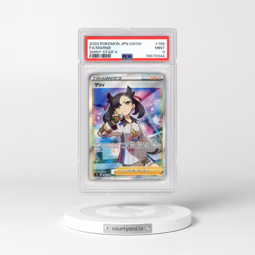 2020 Pokémon Sword & Shield Shiny Star V #198 Marnie - Full Art (PSA 9 MINT)