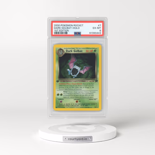 2000 Team Rocket #7 Dark Golbat - 1st Edition Holo (PSA 6 EX-MT)