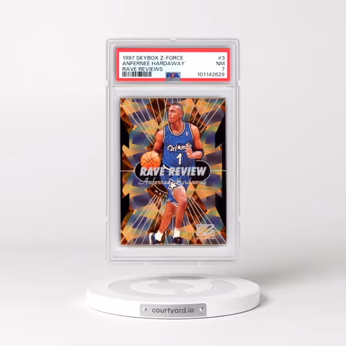 1997 Skybox Z-Force Rave Reviews #3 Anfernee Hardaway (PSA 7 NM)