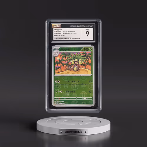 2023 Pokémon Card 151 #103/165 Exeggutor - Reverse Holo Poké Ball (CGC 9 MINT)