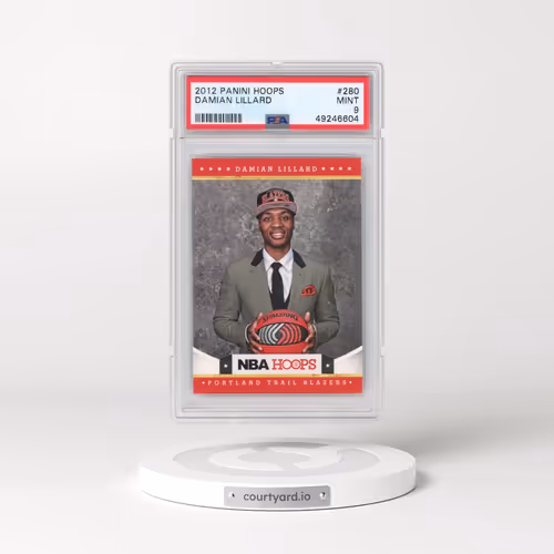 2012 Panini Hoops #280 Damian Lillard (PSA 9 MINT)