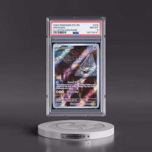 2023 Pokémon Svi EN-Scarlet & Violet #210 Drowzee - Illustration Rare (PSA 8 NM-MT)