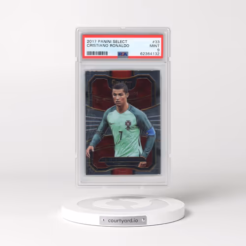 2017 Panini Select #33 Cristiano Ronaldo (PSA 9 MINT)