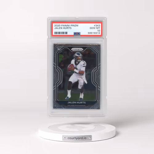 2020 Panini Prizm #343 Jalen Hurts (PSA 10 GEM MINT)