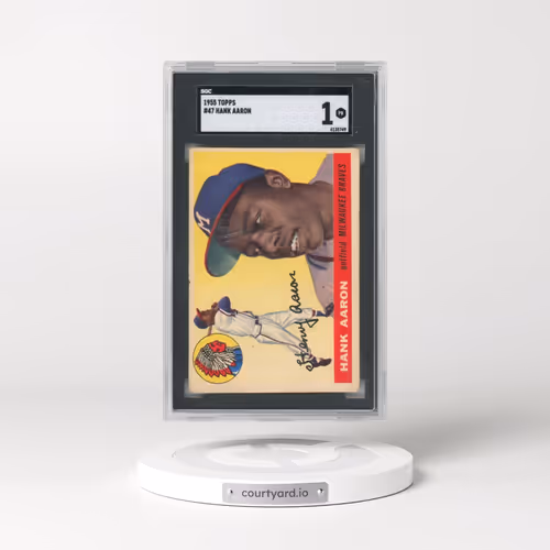 1955 Topps #47 Hank Aaron (SGC 1 PR)