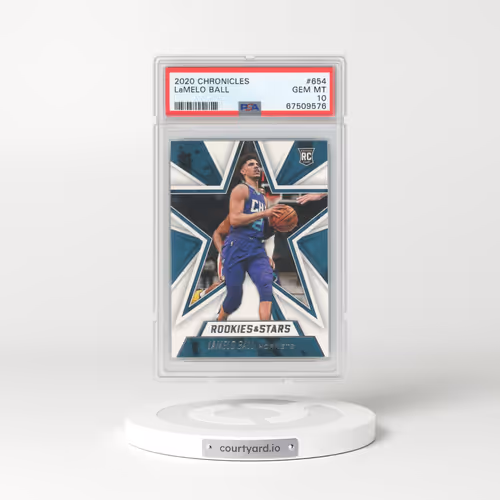2020 Panini Chronicles #654 LaMelo Ball (PSA 10 GEM MINT)