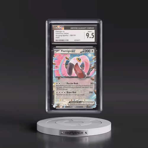 2024 Surging Sparks - SSP EN #160/191 Flamigo ex - Holo (CGC 9.5 MINT+)