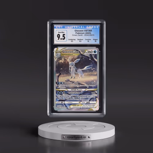 2023 Crown Zenith #GG40/GG70 Glaceon VSTAR - Galarian Gallery Holo (CGC 10 GEM MINT)