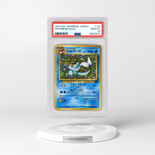 1997 Pokémon Jungle #134 Vaporeon - Holo (PSA 10 GEM MINT)
