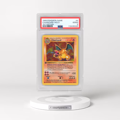 1999 Pokémon Game #4 Charizard - 1st Edition Holo (PSA 2 GOOD)