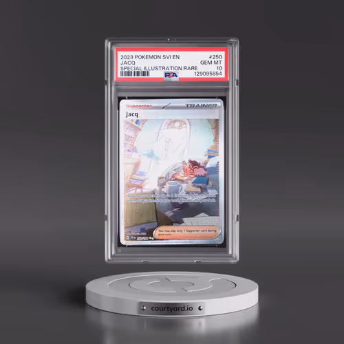 2023 Pokémon Svi EN-Scarlet & Violet #250 Jacq - Special Illustration Rare (PSA 10 GEM MINT)