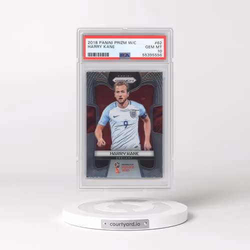 2018 Panini Prizm World Cup #62 Harry Kane (PSA 10 GEM MINT)