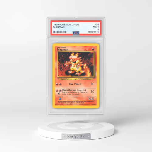 1999 Base Set #36 Magmar (PSA 9 MINT)